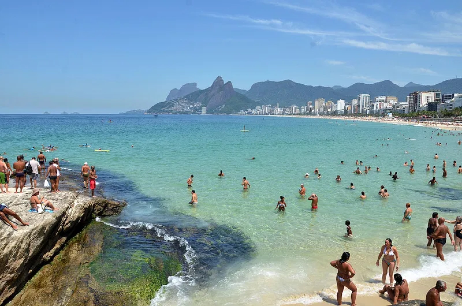 Vista do Arpoador a partir do mar